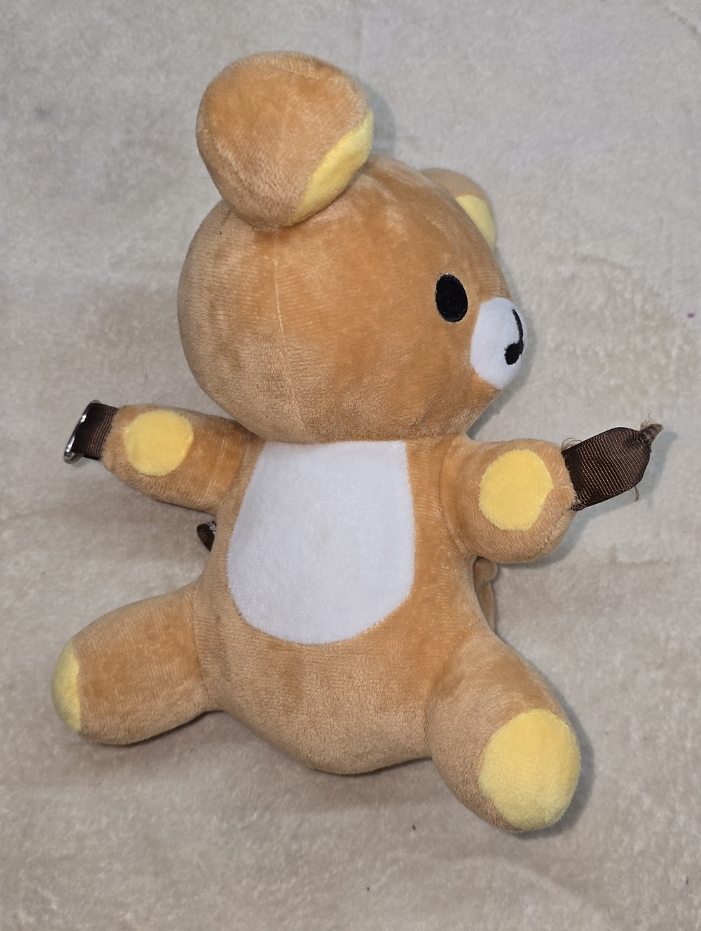 San-X Rilakkuma Plush Bag Featuring Backpack Zipper Back